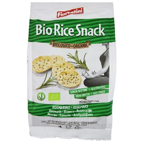 ბრინჯის ჩიფსები როზმარინით გლუტინის გარეშე ბიო 400გ Rice Chips With Rosemary Gluten Free Bio 400g Fiorentini