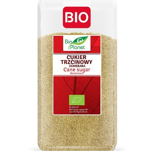 ლერწმის შაქარი ყავისფერი 500გ Cane Brown Sugar 500g Bio Planet