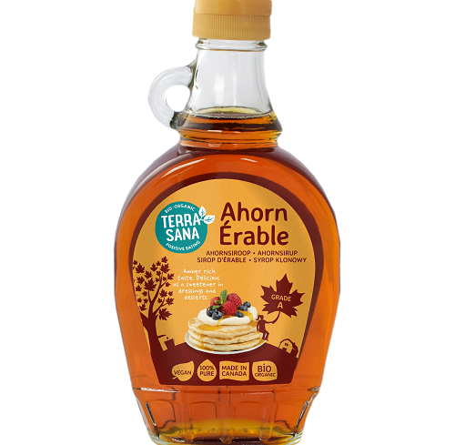 ბიო ნეკერჩხლის სიროფი 250მლ Pure Maple Syrup, Grade A Bio 250Ml Terrasana