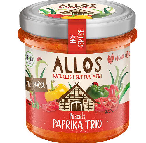 ბოსტნეულის პასტა სამი ტიპის წიწაკით გლუტენის გარეშე ორგანული 135გ Vegetable Pasta With Three Types Of Peppers (Gluten Free) Organic 135G Allos