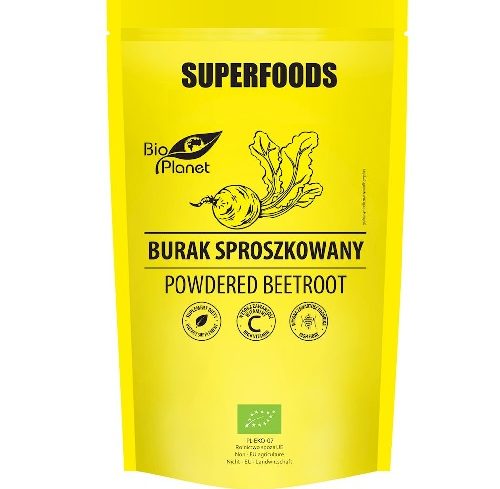 ბიო ჭარხლის ფხვნილი 200გ Powdered Beetroot Bio 200g Bio Planet