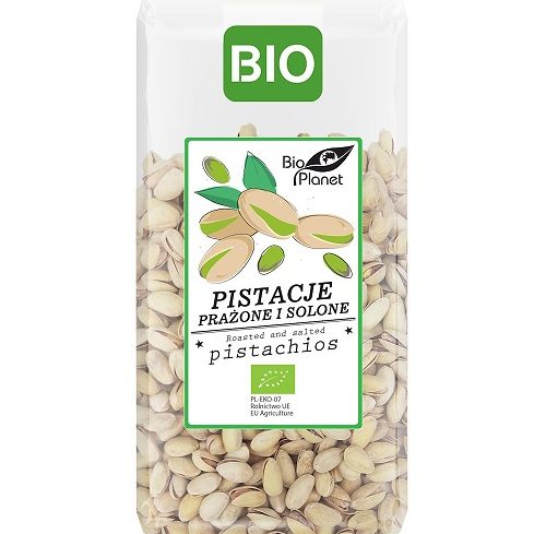 ფისტა მოხალული და დამარილებული ბიო 300გ Pistachio Nuts Roasted And Salted Bio 300g Bio Planet
