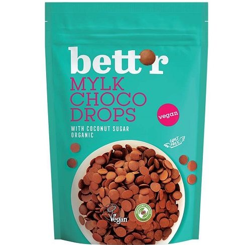რძიანი შოკოლადის მარცვლები 200გ Mylky Choco Drops 200g Bett´r