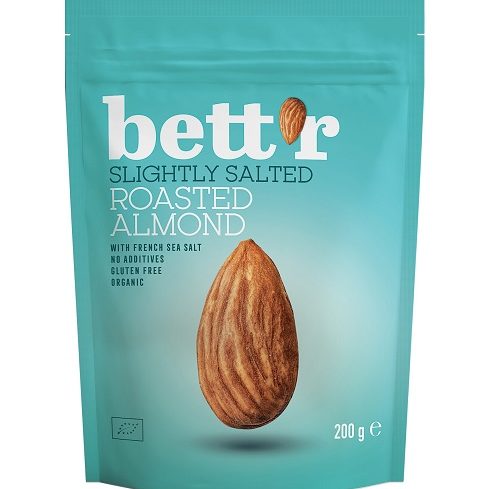 ნუში მოხალული მარილიანი 200გ Roasted Salted Almonds 200g Bettr