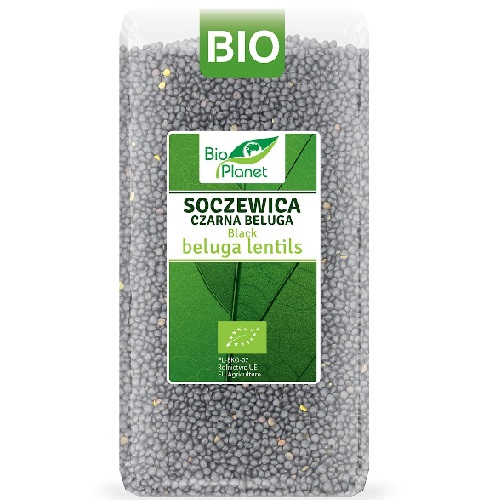 ორგანული შავი ოსპი ბელუგა 500გ Organic Black Beluga Lentils 500g Bio Planet