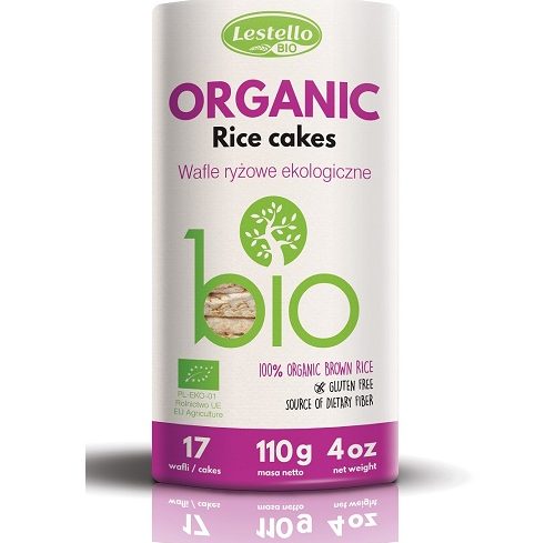 ბრინჯის ორცხობილა-ხლებცი უგლუტენო 110გ Organic Gluten-Free Rice Cakes 110g Lestello