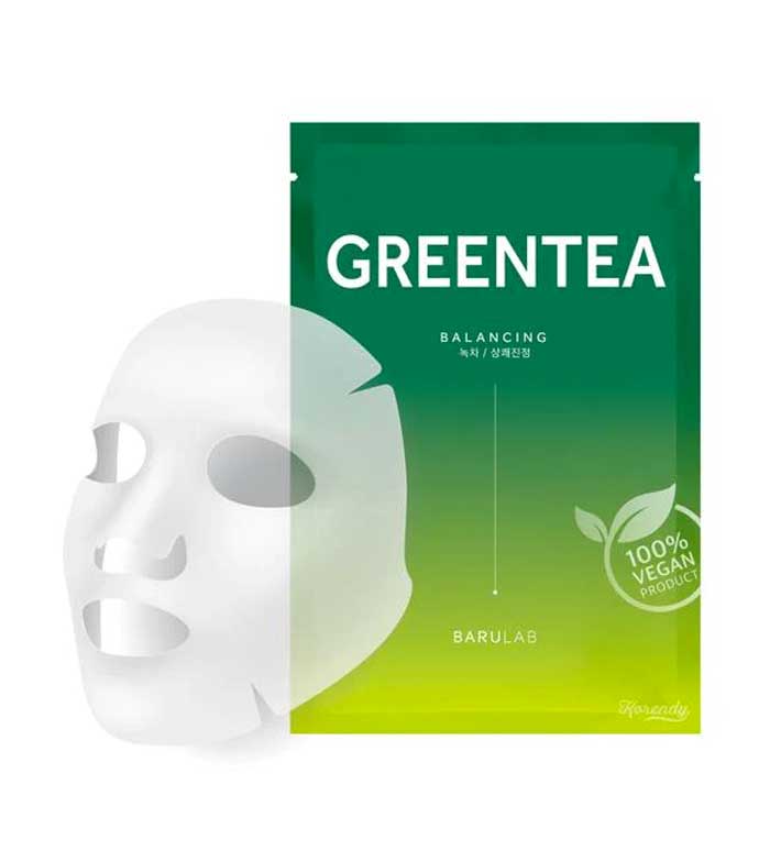 Face Sheet Mask Green Tea 23 G - Barulab