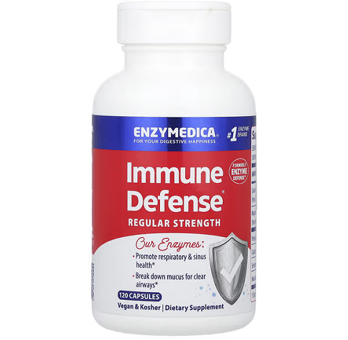 Enzymedica, Immune Defense®, Regular Strength, 120 Capsules