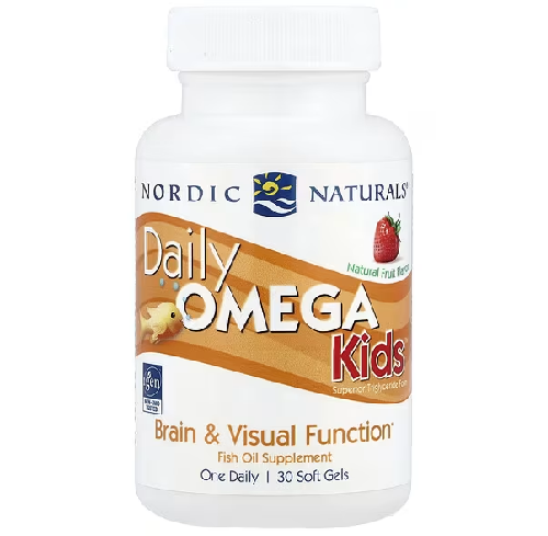 Nordic Naturals, Daily Omega Kids™, Natural Fruit, 30 Soft Gels