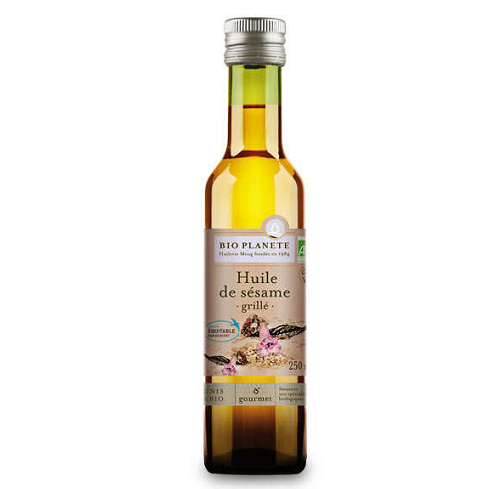 სეზამის ზეთი, მოხალული ბიო 100მლ Sesame Oil, Toasted (Fair Trade) Bio 100ml Bio Planete